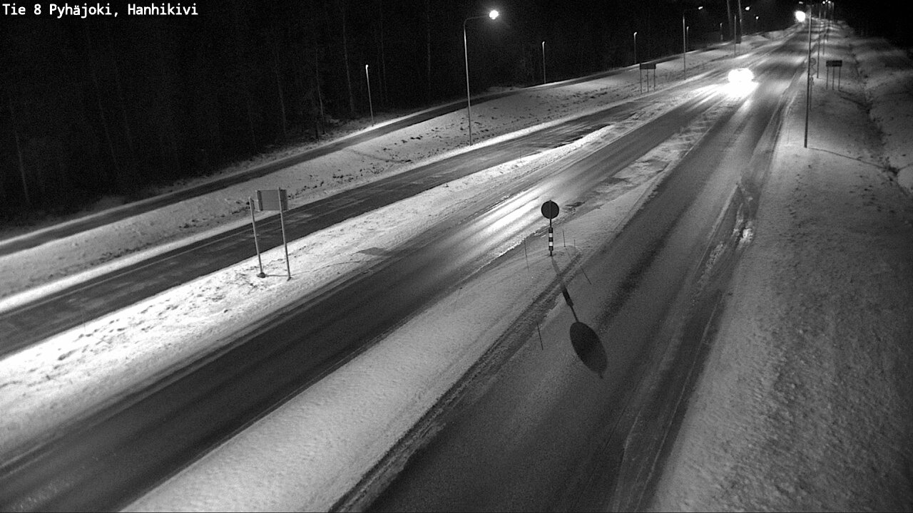 Weather Camera Image Väg 8 Pyhäjoki, Hanhikivi, Pyhäjoki, Pohjois-Pohjanmaa