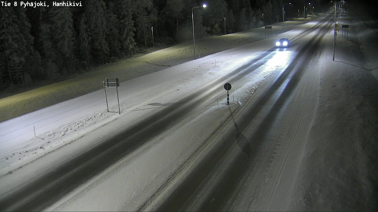 Weather Camera Image Road 8 Pyhäjoki, Hanhikivi, Pyhäjoki, Pohjois-Pohjanmaa