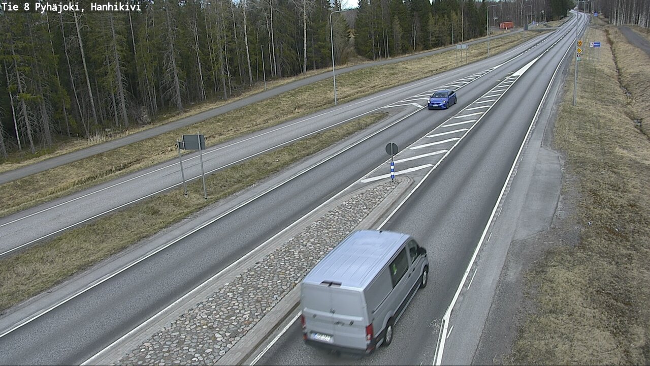 Weather Camera Image Road 8 Pyhäjoki, Hanhikivi, Pyhäjoki, Pohjois-Pohjanmaa