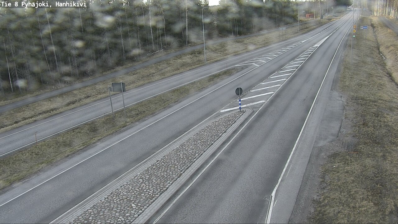 Weather Camera Image Väg 8 Pyhäjoki, Hanhikivi, Pyhäjoki, Pohjois-Pohjanmaa