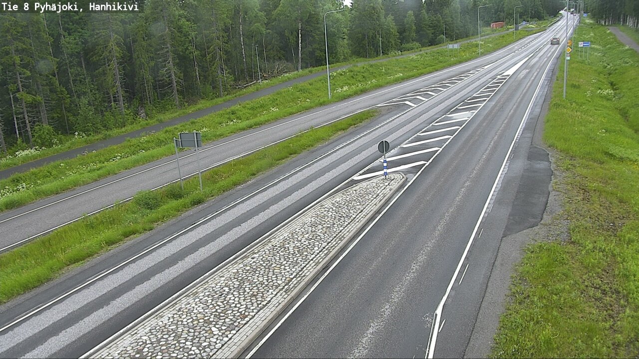 Weather Camera Image Road 8 Pyhäjoki, Hanhikivi, Pyhäjoki, Pohjois-Pohjanmaa