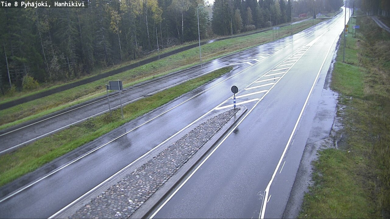 Weather Camera Image Road 8 Pyhäjoki, Hanhikivi, Pyhäjoki, Pohjois-Pohjanmaa