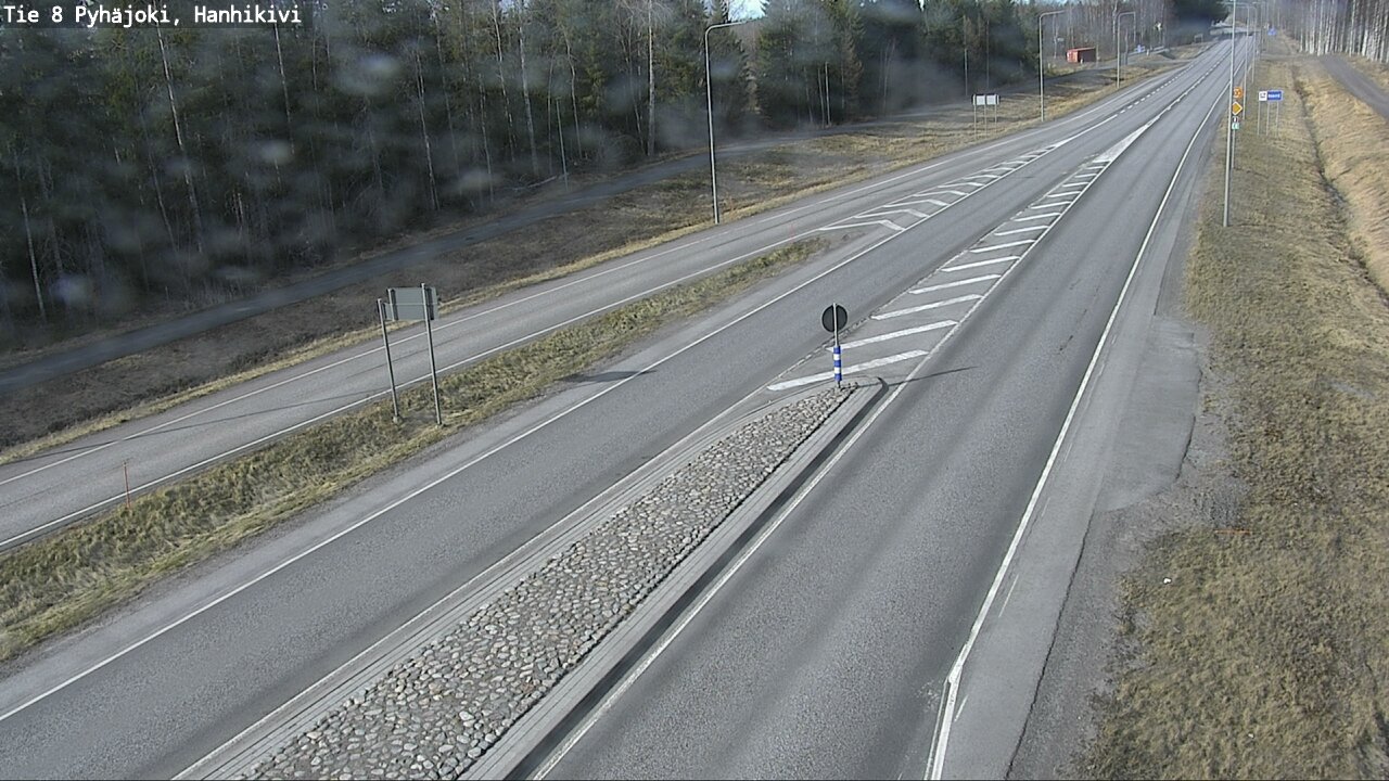 Weather Camera Image Väg 8 Pyhäjoki, Hanhikivi, Pyhäjoki, Pohjois-Pohjanmaa