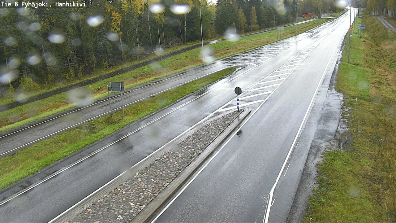 Weather Camera Image Väg 8 Pyhäjoki, Hanhikivi, Pyhäjoki, Pohjois-Pohjanmaa