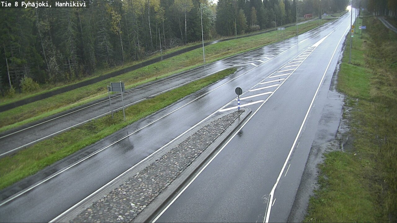 Weather Camera Image Road 8 Pyhäjoki, Hanhikivi, Pyhäjoki, Pohjois-Pohjanmaa