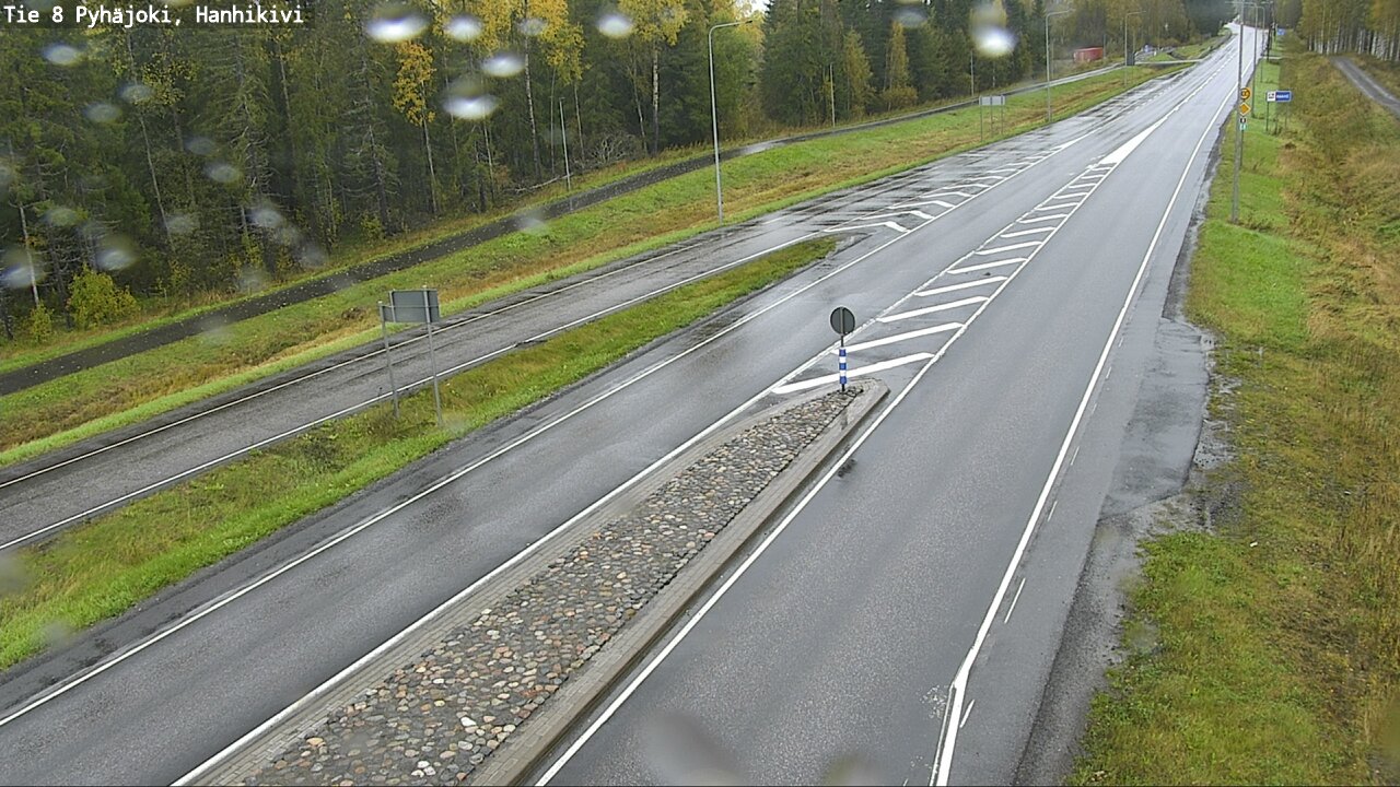 Weather Camera Image Väg 8 Pyhäjoki, Hanhikivi, Pyhäjoki, Pohjois-Pohjanmaa