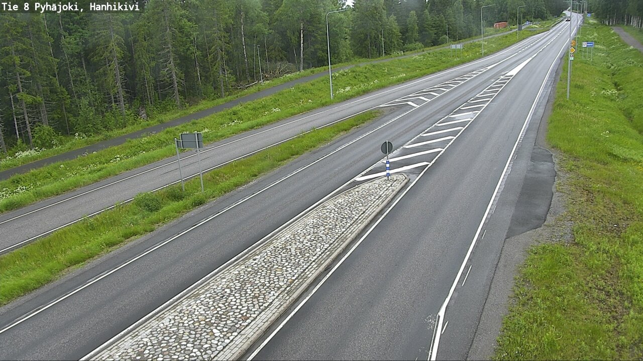 Weather Camera Image Road 8 Pyhäjoki, Hanhikivi, Pyhäjoki, Pohjois-Pohjanmaa