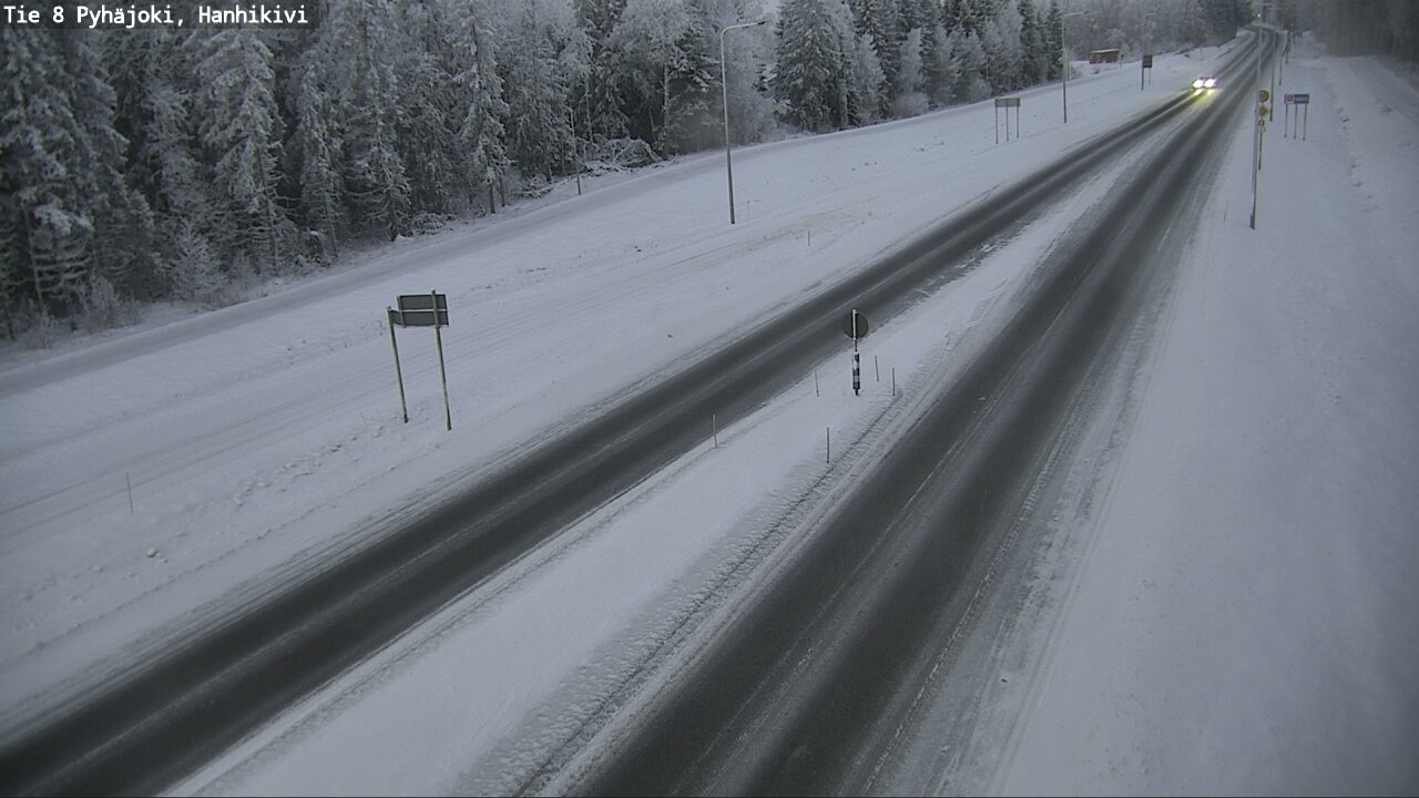 Weather Camera Image Road 8 Pyhäjoki, Hanhikivi, Pyhäjoki, Pohjois-Pohjanmaa