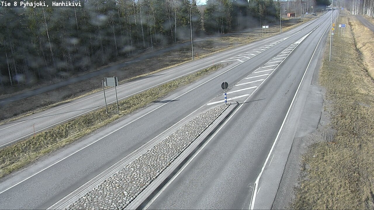 Weather Camera Image Väg 8 Pyhäjoki, Hanhikivi, Pyhäjoki, Pohjois-Pohjanmaa