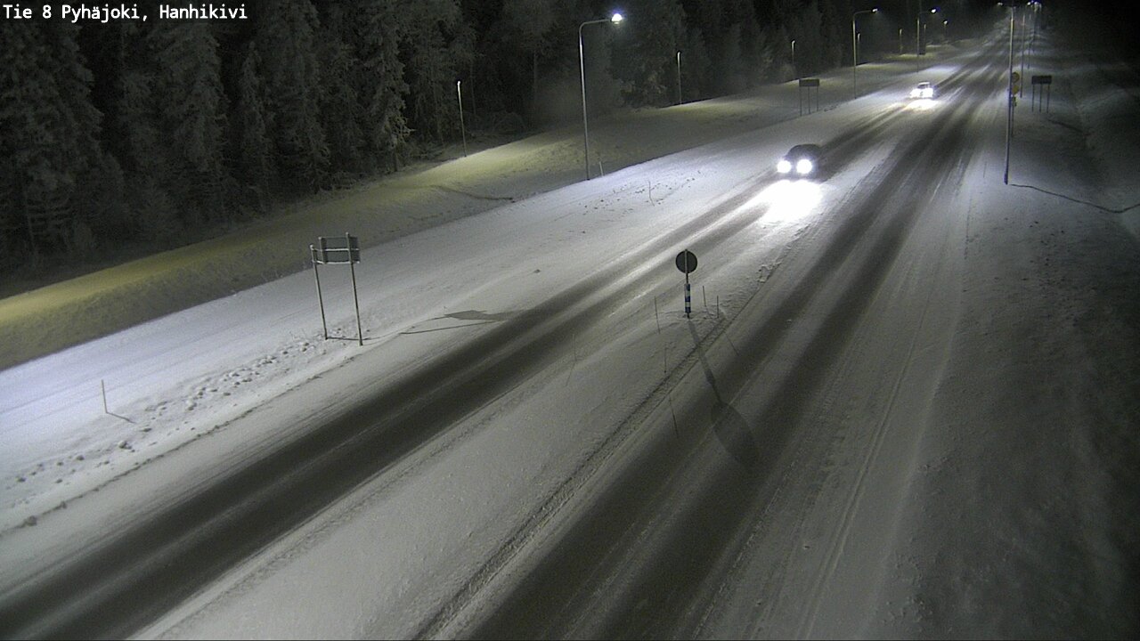 Weather Camera Image Road 8 Pyhäjoki, Hanhikivi, Pyhäjoki, Pohjois-Pohjanmaa