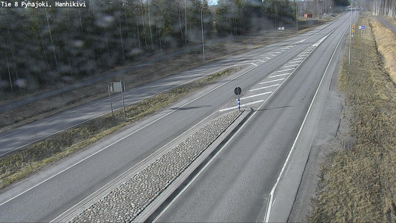 Weather Camera Image Väg 8 Pyhäjoki, Hanhikivi, Pyhäjoki, Pohjois-Pohjanmaa