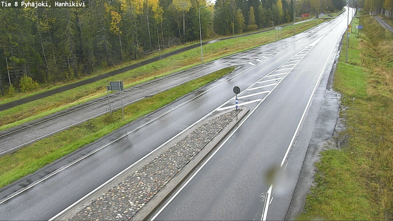Weather Camera Image Road 8 Pyhäjoki, Hanhikivi, Pyhäjoki, Pohjois-Pohjanmaa