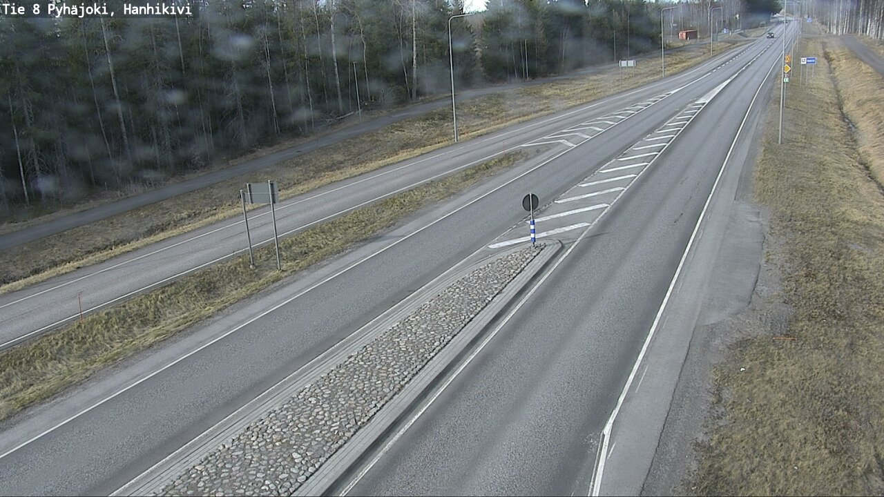 Weather Camera Image Väg 8 Pyhäjoki, Hanhikivi, Pyhäjoki, Pohjois-Pohjanmaa