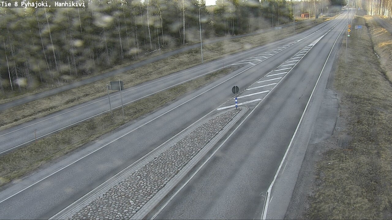 Weather Camera Image Väg 8 Pyhäjoki, Hanhikivi, Pyhäjoki, Pohjois-Pohjanmaa