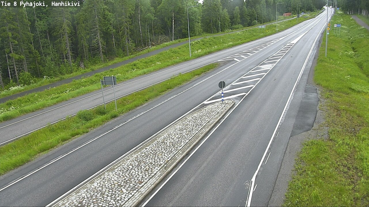 Weather Camera Image Road 8 Pyhäjoki, Hanhikivi, Pyhäjoki, Pohjois-Pohjanmaa
