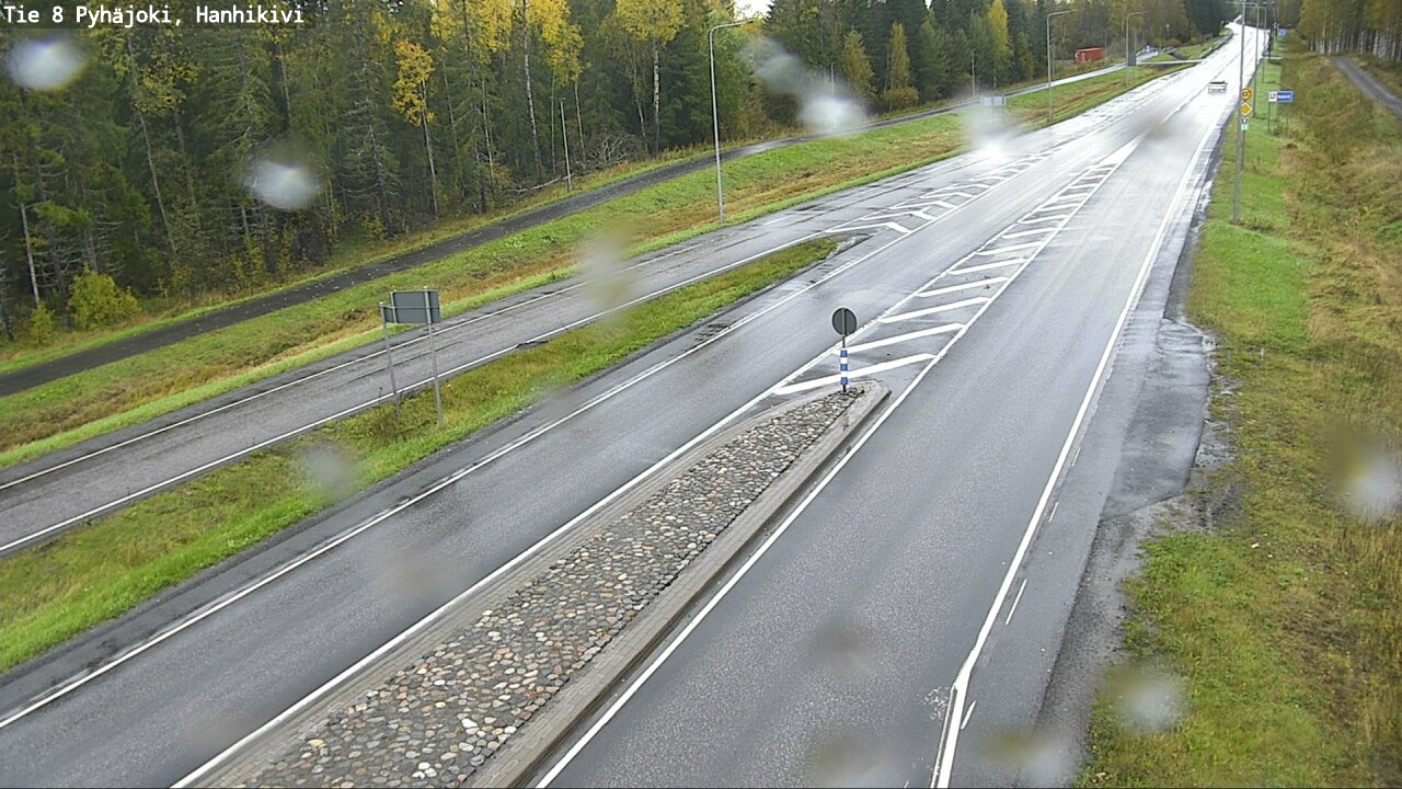 Weather Camera Image Väg 8 Pyhäjoki, Hanhikivi, Pyhäjoki, Pohjois-Pohjanmaa