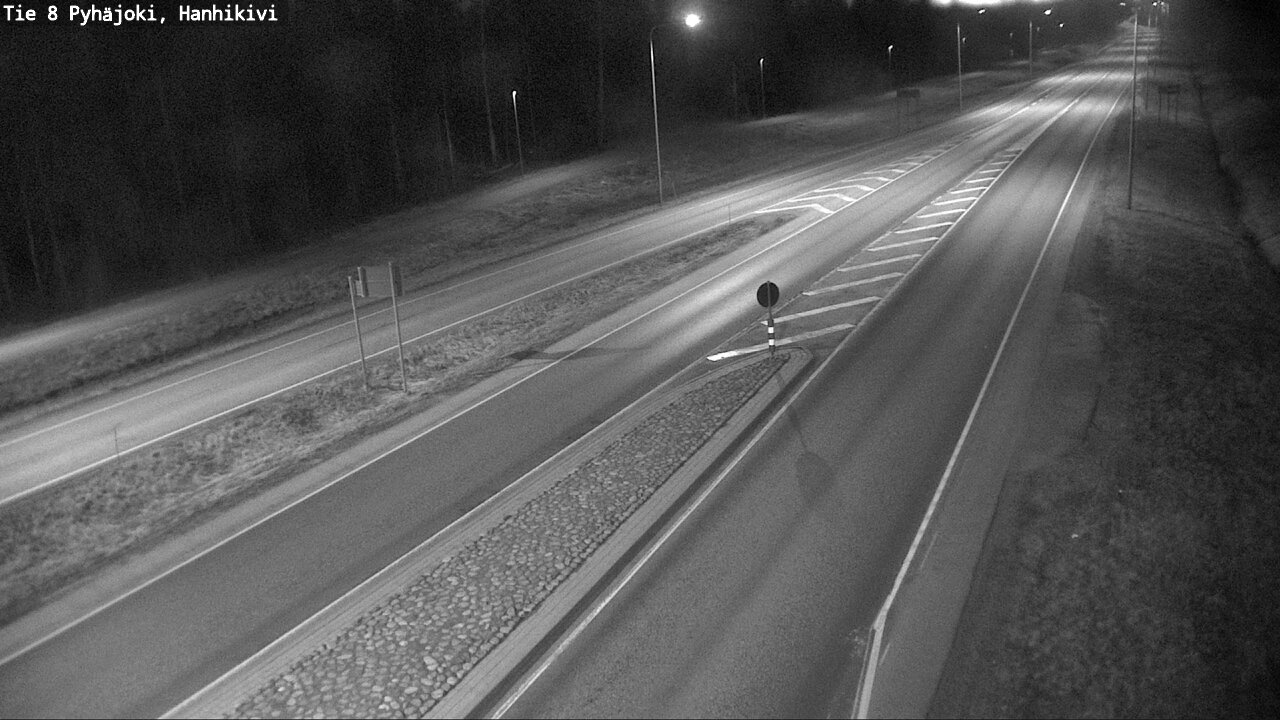 Weather Camera Image Road 8 Pyhäjoki, Hanhikivi, Pyhäjoki, Pohjois-Pohjanmaa