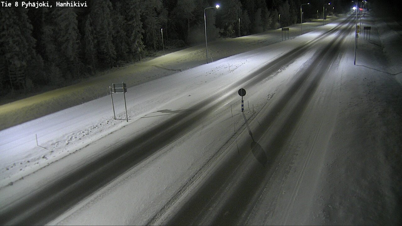 Weather Camera Image Road 8 Pyhäjoki, Hanhikivi, Pyhäjoki, Pohjois-Pohjanmaa