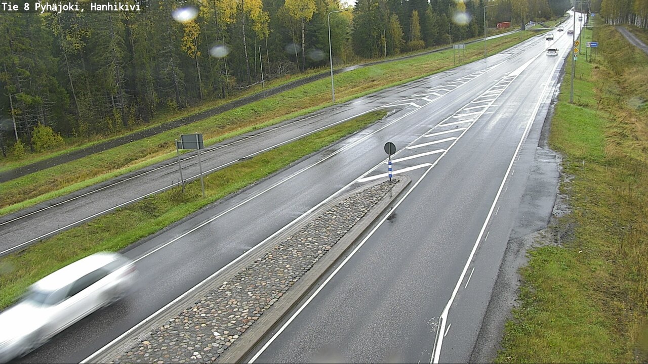 Weather Camera Image Väg 8 Pyhäjoki, Hanhikivi, Pyhäjoki, Pohjois-Pohjanmaa
