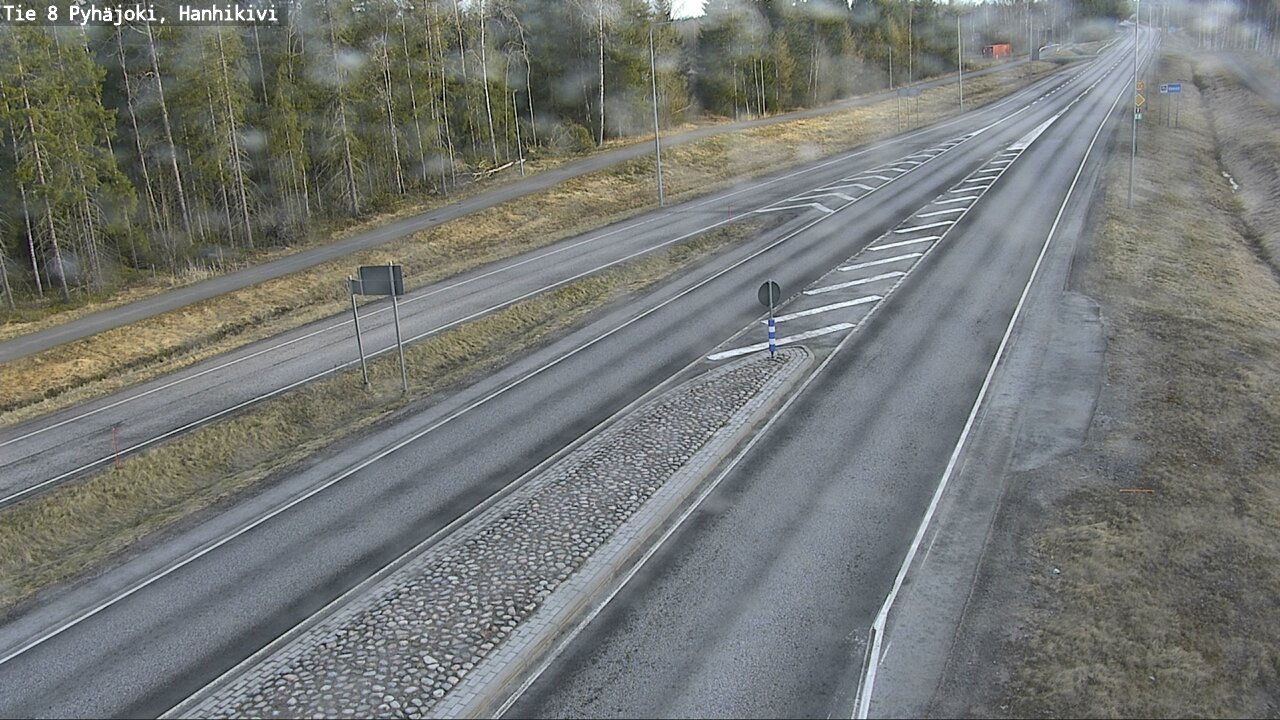 Weather Camera Image Väg 8 Pyhäjoki, Hanhikivi, Pyhäjoki, Pohjois-Pohjanmaa