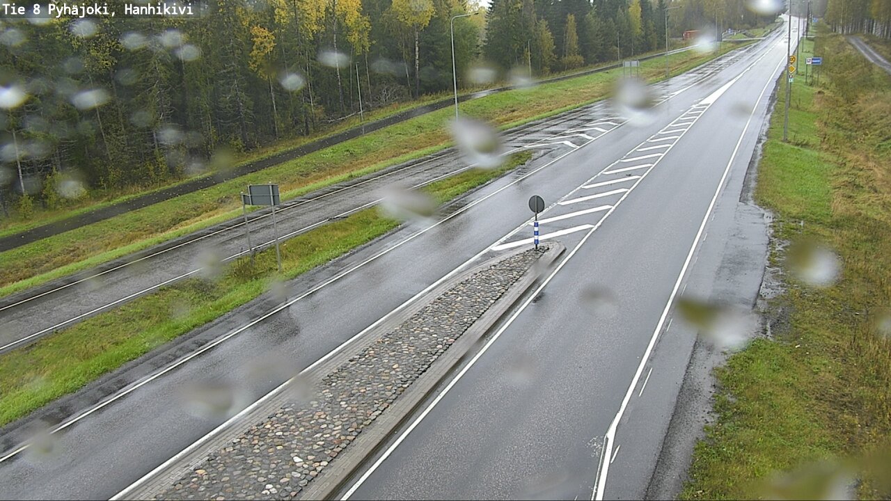 Weather Camera Image Väg 8 Pyhäjoki, Hanhikivi, Pyhäjoki, Pohjois-Pohjanmaa
