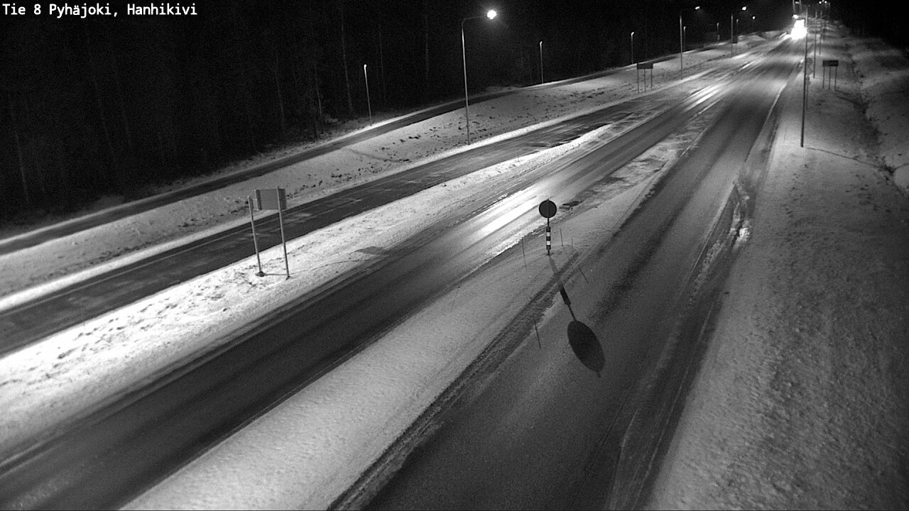 Weather Camera Image Väg 8 Pyhäjoki, Hanhikivi, Pyhäjoki, Pohjois-Pohjanmaa