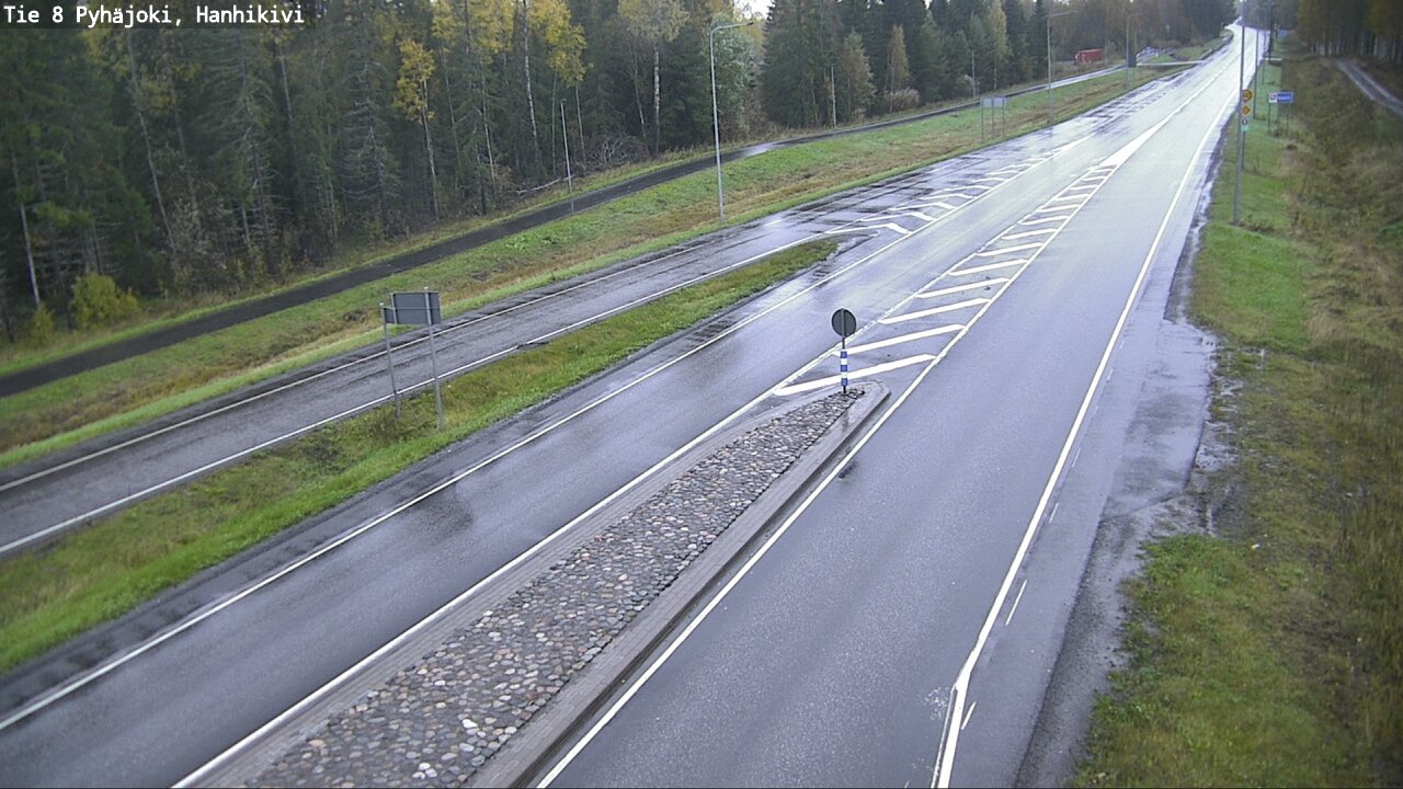 Weather Camera Image Road 8 Pyhäjoki, Hanhikivi, Pyhäjoki, Pohjois-Pohjanmaa