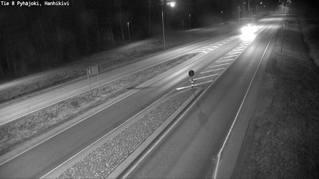 Weather Camera Image Road 8 Pyhäjoki, Hanhikivi, Pyhäjoki, Pohjois-Pohjanmaa