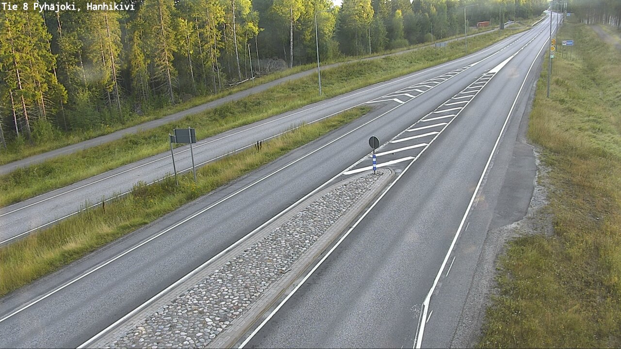 Weather Camera Image Road 8 Pyhäjoki, Hanhikivi, Pyhäjoki, Pohjois-Pohjanmaa