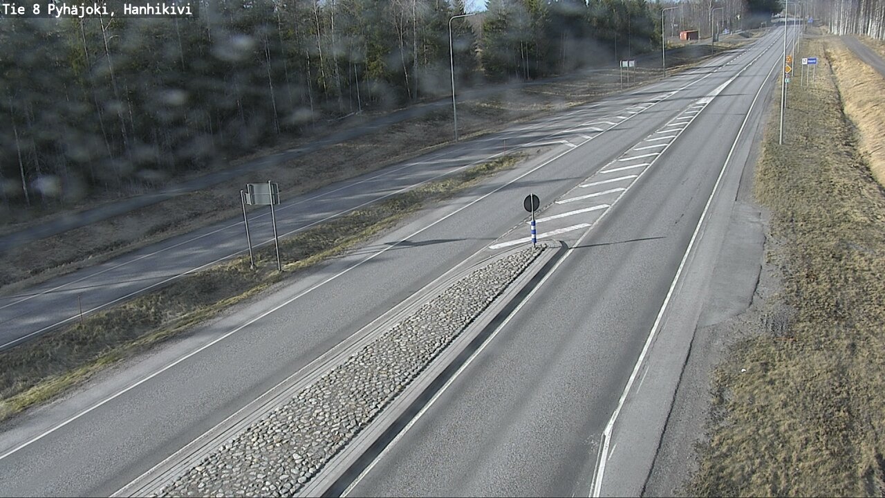 Weather Camera Image Väg 8 Pyhäjoki, Hanhikivi, Pyhäjoki, Pohjois-Pohjanmaa