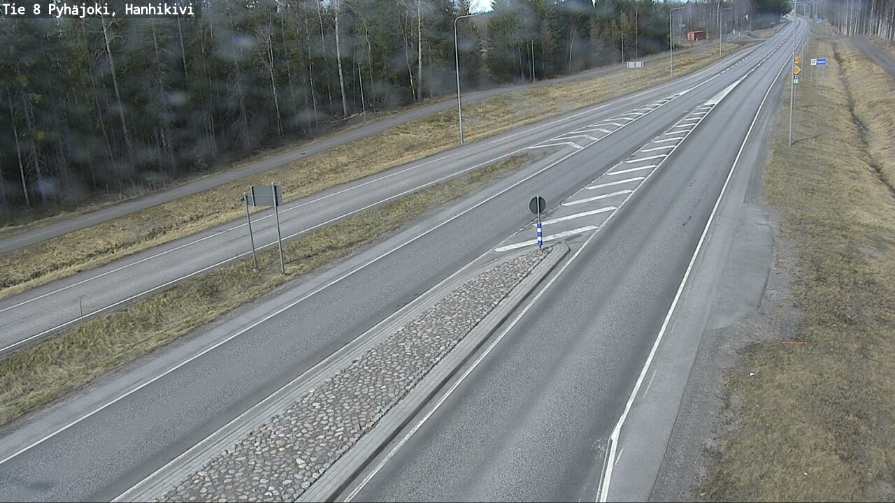 Weather Camera Image Väg 8 Pyhäjoki, Hanhikivi, Pyhäjoki, Pohjois-Pohjanmaa