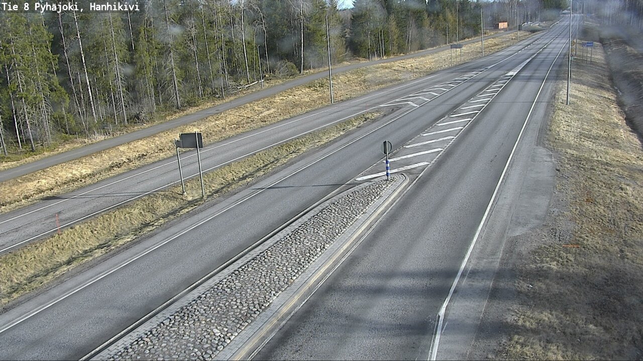 Weather Camera Image Väg 8 Pyhäjoki, Hanhikivi, Pyhäjoki, Pohjois-Pohjanmaa