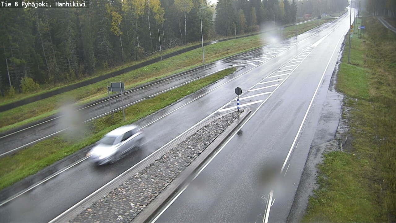 Weather Camera Image Road 8 Pyhäjoki, Hanhikivi, Pyhäjoki, Pohjois-Pohjanmaa