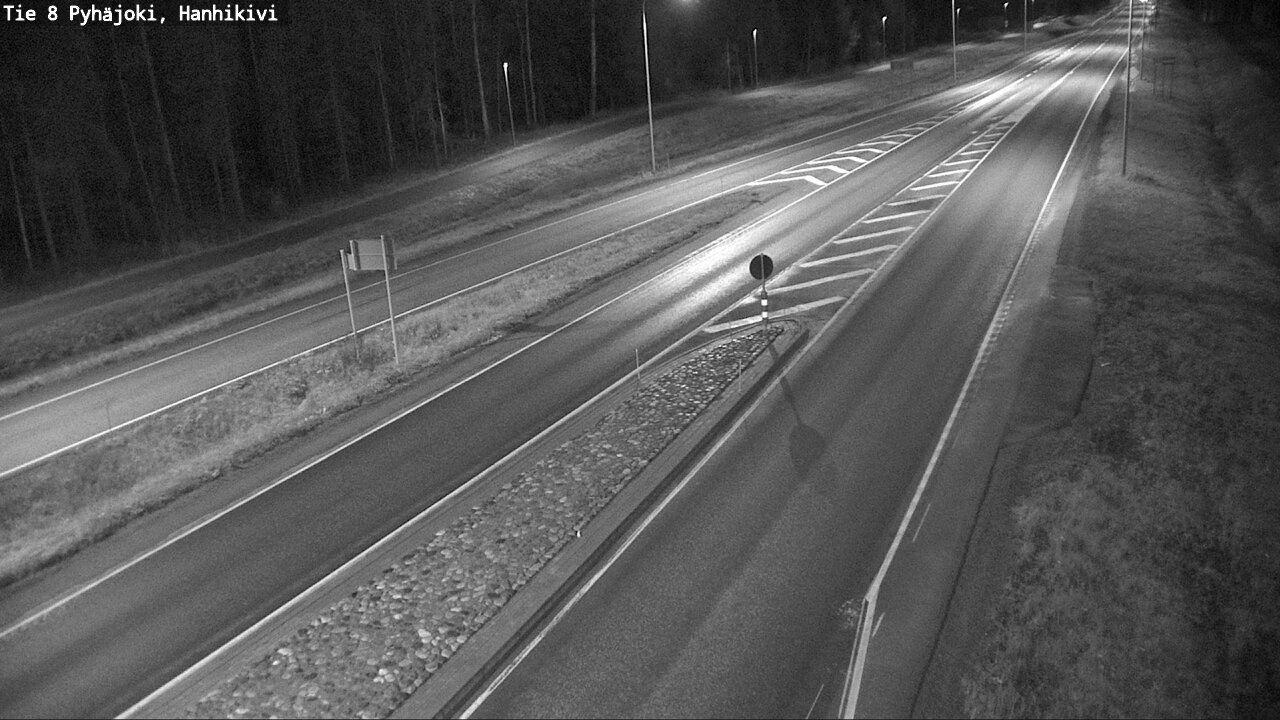 Weather Camera Image Väg 8 Pyhäjoki, Hanhikivi, Pyhäjoki, Pohjois-Pohjanmaa