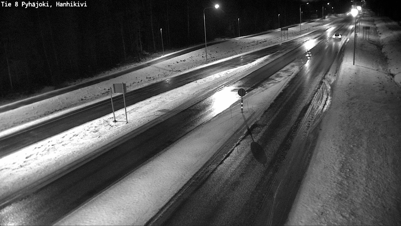 Weather Camera Image Väg 8 Pyhäjoki, Hanhikivi, Pyhäjoki, Pohjois-Pohjanmaa