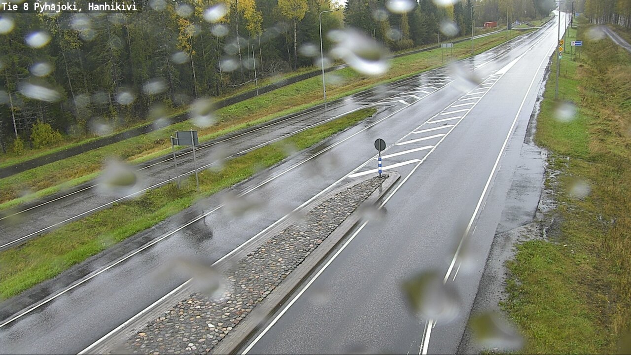 Weather Camera Image Väg 8 Pyhäjoki, Hanhikivi, Pyhäjoki, Pohjois-Pohjanmaa