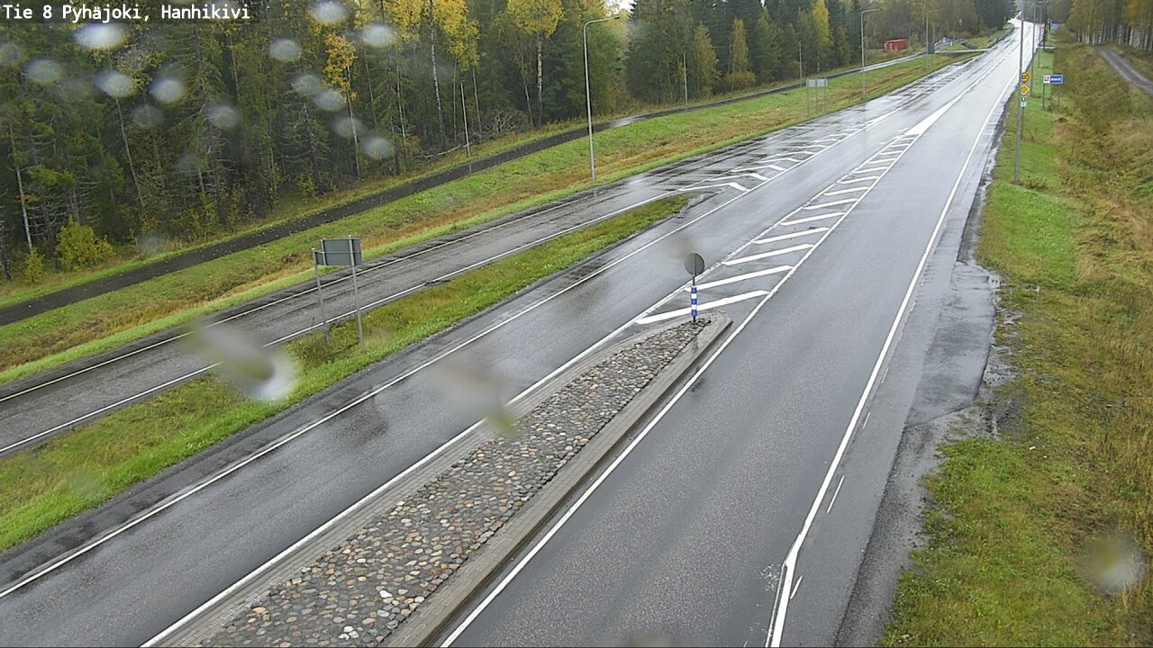 Weather Camera Image Väg 8 Pyhäjoki, Hanhikivi, Pyhäjoki, Pohjois-Pohjanmaa