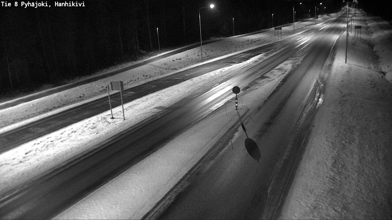 Weather Camera Image Väg 8 Pyhäjoki, Hanhikivi, Pyhäjoki, Pohjois-Pohjanmaa