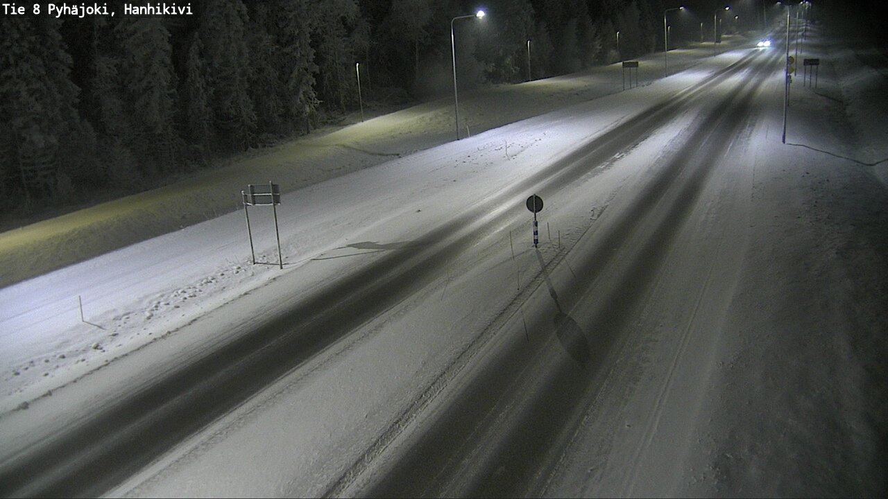 Weather Camera Image Road 8 Pyhäjoki, Hanhikivi, Pyhäjoki, Pohjois-Pohjanmaa