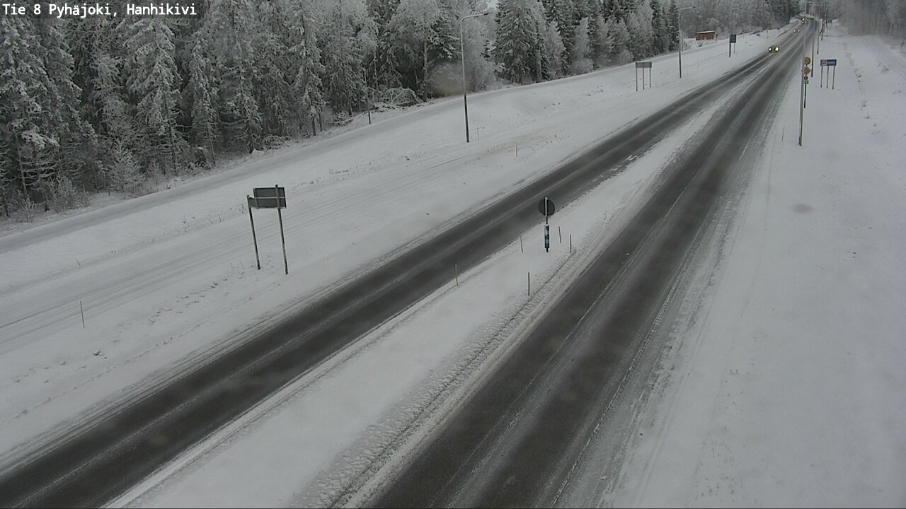 Weather Camera Image Road 8 Pyhäjoki, Hanhikivi, Pyhäjoki, Pohjois-Pohjanmaa