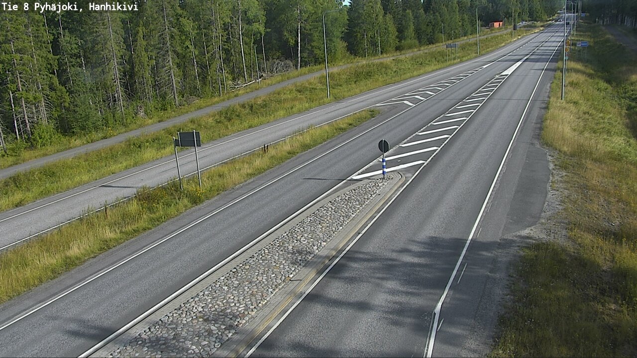 Weather Camera Image Road 8 Pyhäjoki, Hanhikivi, Pyhäjoki, Pohjois-Pohjanmaa