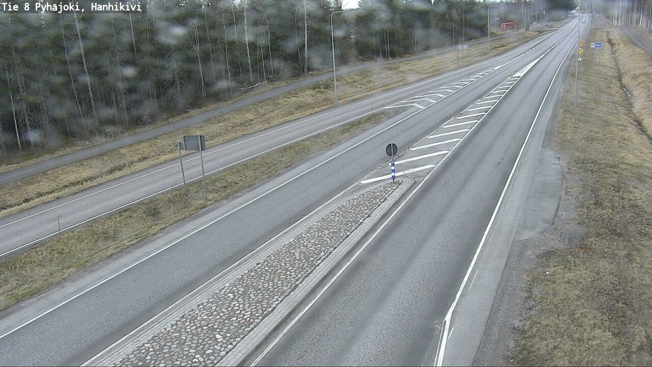 Weather Camera Image Väg 8 Pyhäjoki, Hanhikivi, Pyhäjoki, Pohjois-Pohjanmaa