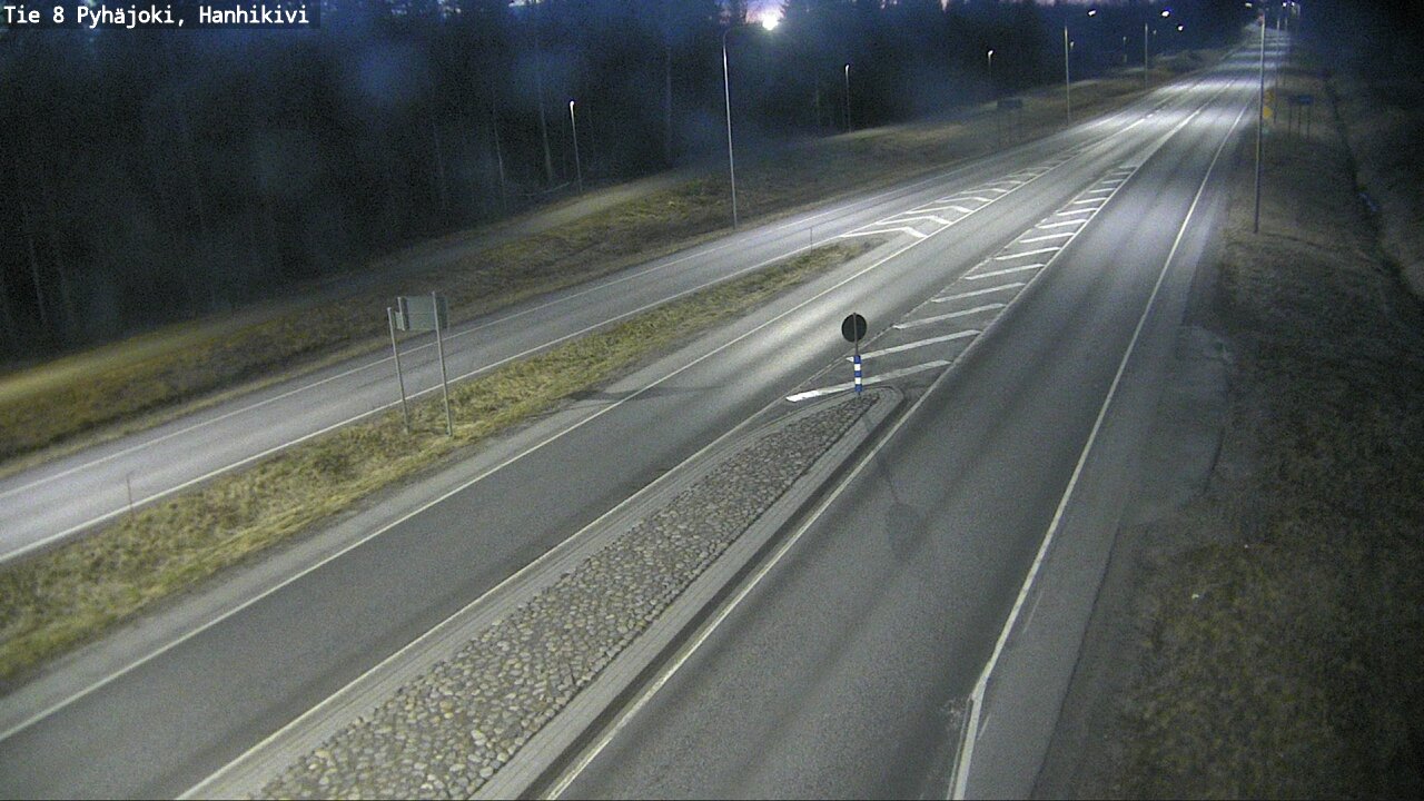 Weather Camera Image Väg 8 Pyhäjoki, Hanhikivi, Pyhäjoki, Pohjois-Pohjanmaa