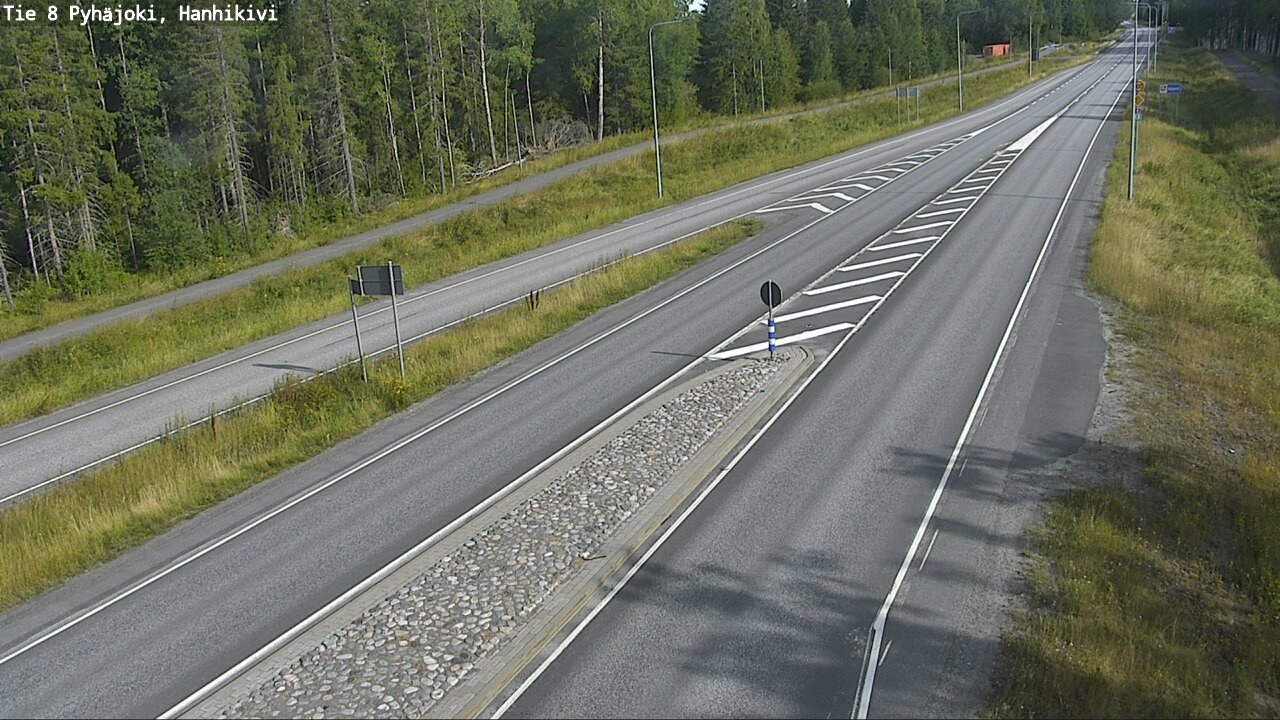 Weather Camera Image Road 8 Pyhäjoki, Hanhikivi, Pyhäjoki, Pohjois-Pohjanmaa