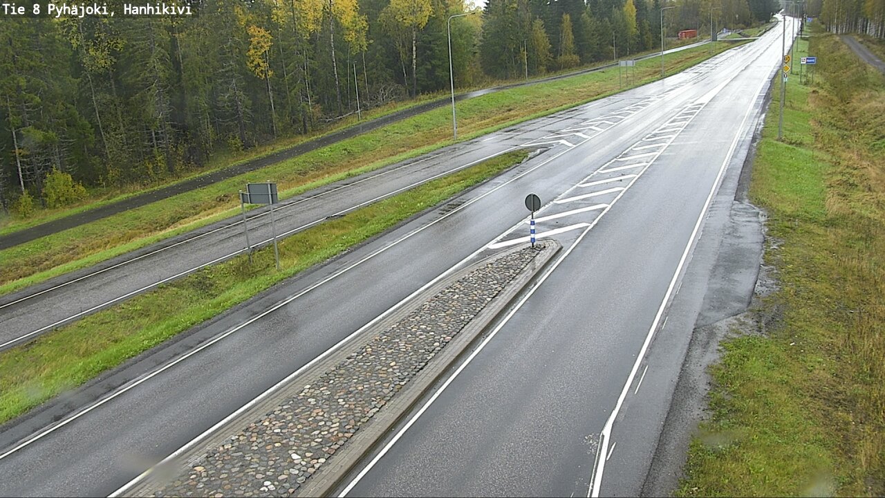 Weather Camera Image Väg 8 Pyhäjoki, Hanhikivi, Pyhäjoki, Pohjois-Pohjanmaa