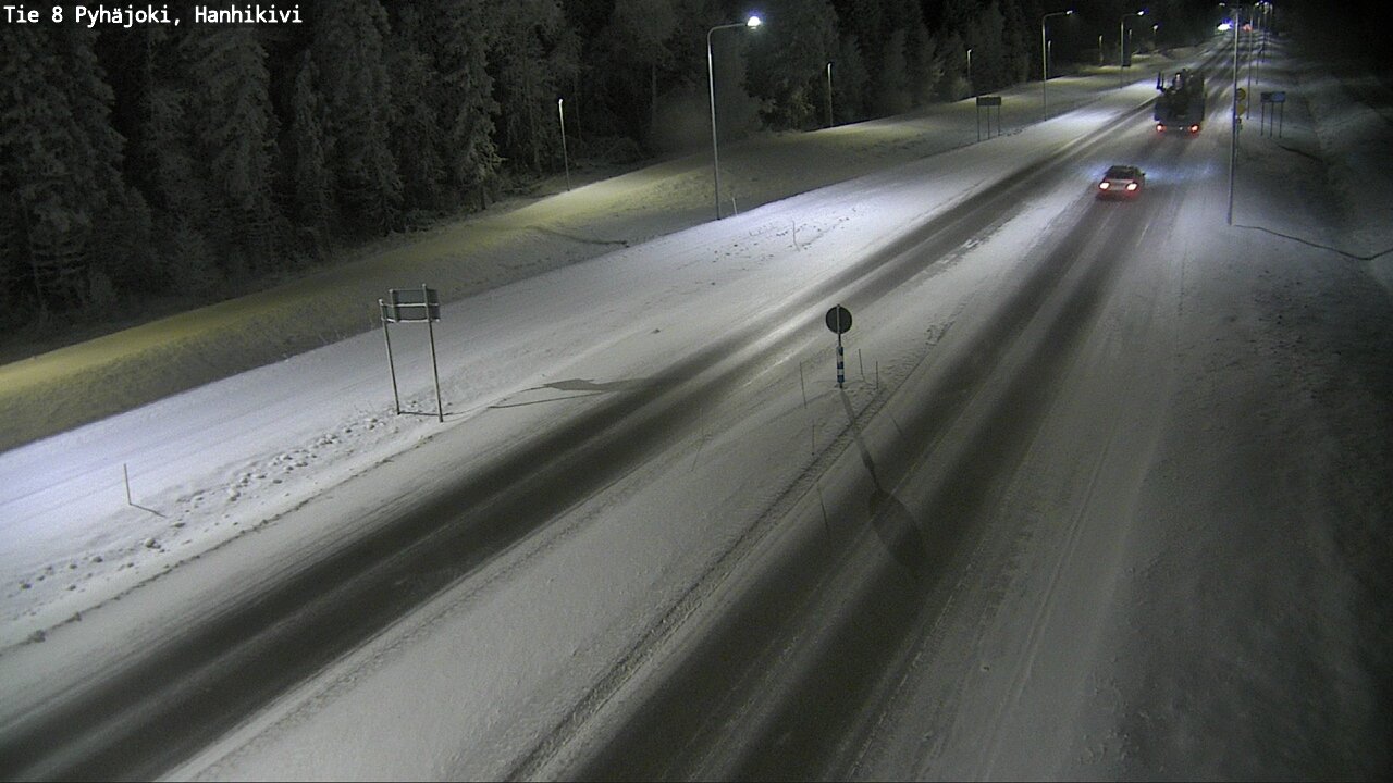Weather Camera Image Road 8 Pyhäjoki, Hanhikivi, Pyhäjoki, Pohjois-Pohjanmaa