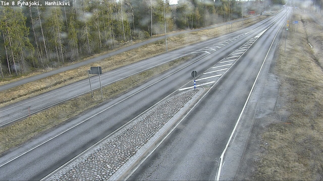 Weather Camera Image Väg 8 Pyhäjoki, Hanhikivi, Pyhäjoki, Pohjois-Pohjanmaa