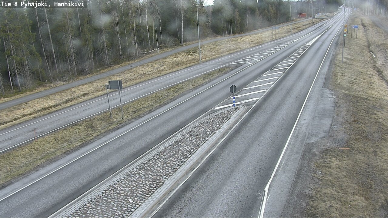 Weather Camera Image Väg 8 Pyhäjoki, Hanhikivi, Pyhäjoki, Pohjois-Pohjanmaa