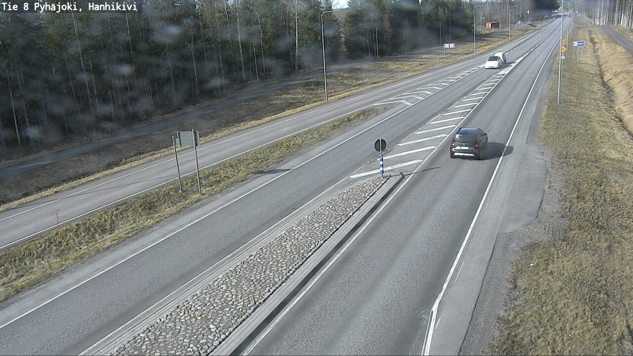 Weather Camera Image Väg 8 Pyhäjoki, Hanhikivi, Pyhäjoki, Pohjois-Pohjanmaa