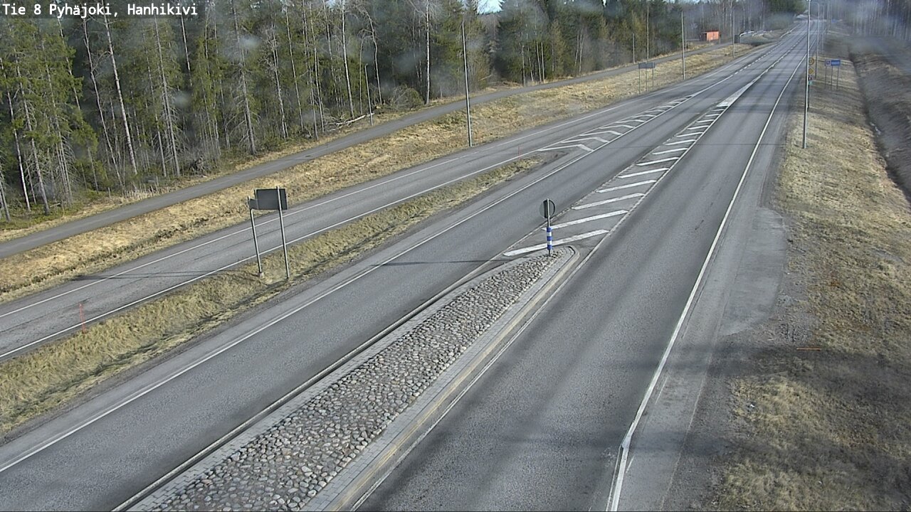 Weather Camera Image Väg 8 Pyhäjoki, Hanhikivi, Pyhäjoki, Pohjois-Pohjanmaa